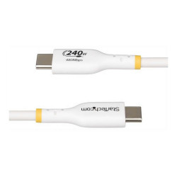StarTech.com 2m USB C Charging Cable, USB-IF Certified USB-C Cable, 240W - Cavo USB - 24 pin USB-C (M) a 24 pin USB-C (M) - USB