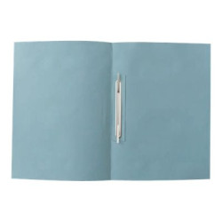 Brefiocart - Cartellina con barra piatta - per 250 x 350 mm - blu