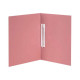Brefiocart - Cartellina con barra piatta - per 250 x 350 mm - rosa