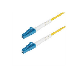 StarTech.com 3m (9.8ft) LC to LC (UPC) OS2 Single Mode Simplex Fiber Optic Cable, 9/125µm, Laser Optimized, 40G/100G, Bend Inse