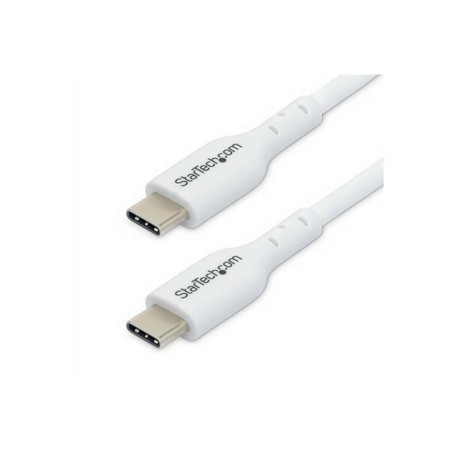 StarTech.com 3m White USB-C Charging Cable, USB C Cable, 60W 3A PD - Cavo USB - 24 pin USB-C (M) a 24 pin USB-C (M) - USB 2.0 -