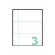 Tico - Carta - Opaca - autoadesivo permanente - bianco - 100 x 48 mm 30 etichette (10 foglio(i) x 3) etichette