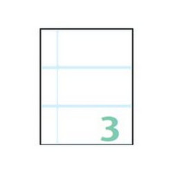 Tico - Carta - Opaca - autoadesivo permanente - bianco - 100 x 48 mm 30 etichette (10 foglio(i) x 3) etichette