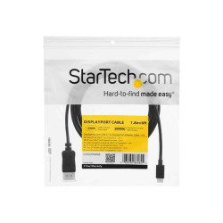 StarTech.com 6ft/1.8m USB C to DisplayPort 1.2 Cable 4K 60Hz, USB-C to DisplayPort Adapter Cable HBR2, USB Type-C DP Alt Mode t