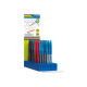 Pilot Super Grip-G - Penna a sfera - verde, blu chiaro, arancione, viola, rosa - 1 mm - medio - retrattile (pacchetto di 48)