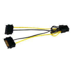 StarTech.com Adattatore cavo di alimentazione SATA a scheda video PCI Express 8 pin da 15 cm - Cavo di alimentazione - alimenta