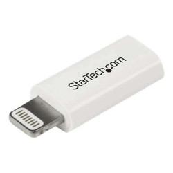 StarTech.com Adattatore connettore dongle Micro USB ad Apple Lightning a 8 pin per iPhone / iPad / iPod - Bianco - Adattatore L