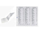 Buste forate per scontrini fiscali - 6 Spazi - 25,2 x 30,7 cm - trasparente - Favorit - conf. 10 pezzi