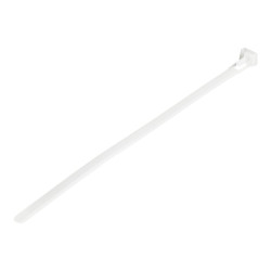 StarTech.com Fascette fermacavo riutilizzabili da 20 cm - Fascette di nylon per interni/esterni, 100 pezzi - bianco (CBMZTRB8) 
