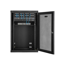 StarTech.com Armadio per Server Rack Montabile a Parete 18U - Armadio a Cerniera fino a 20" (50cm) di profondità - Armadio cont