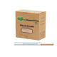 Cannucce kraft imbustate bio - 21 cm - Leone - conf. 250 pezzi