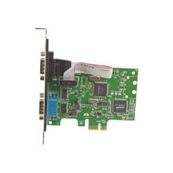 StarTech.com Scheda Seriale PCI Express da 2 porte DB9 con UART 16C1050 - RS232 - Scheda seriale - PCIe profilo basso - RS-232 