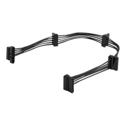 StarTech.com Cavo adattatore splitter SATA da 40 cm - 4 prese femmina SATA - Power splitter - alimentazione SATA (M) a alimenta