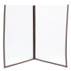 Portamenù Crystal BR2 doppio - per 4 fogli A4 - Securit - set 3 pezzi
