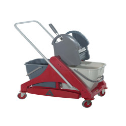 Carrello per pulizie Duo Qo-kart ClassicoTre 30 - 30 L - 42 x 81 x 93cm - Taxon