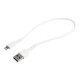 StarTech.com Cavo da USB-A a Lightning 30cm bianco - Robusto cavo in fibra aramidica da USB tipo A - Certificato Apple Mfi (RUS