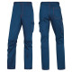 Pantalone da lavoro Panostrpa - sargia/poliestere/cotone/elastan - taglia XXL - blu/arancio - Deltaplus