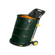 Carrello raccoglifoglie Pop-Up - 150 L - acciaio/PE - Garden Friend