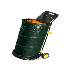 Carrello raccoglifoglie Pop-Up - 150 L - acciaio/PE - Garden Friend