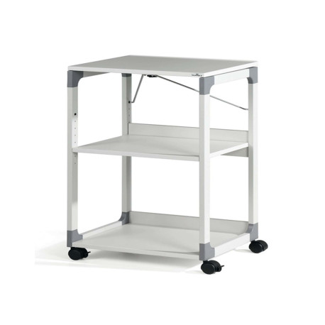Carrello System - per videoproiettore - con ruote - 3 ripiani - 50,8 x 43,2 x 88,2 cm - grigio - Durable