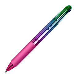 Penna a sfera 4 Multi Chrome - punta 1,00 mm - 4 colori - rainbow  - Osama