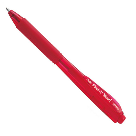 Penna a sfera a scatto Feel It Wow! - punta 1,0 mm - rosso - Pentel
