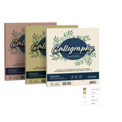Carta Calligraphy Nature Crush - A4 - 100 gr - giallo agrumi - Favini - conf. 50 fogli