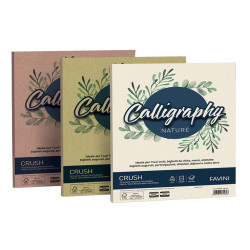 Carta Calligraphy Nature Crush - A4 - 120 gr - uva - Favini - conf. 50 fogli