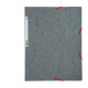 Cartellina con elastico - cartoncino lustrè - 3 lembi - 400 gr - 24x32 cm - grigio - Exacompta