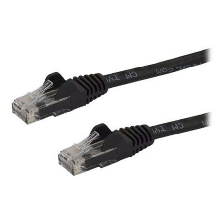 StarTech.com Cavo patch antigroviglio UTP RJ45 Gigabit Cat6 nero 2m - Cavo patch da 2 m con  funzionalità Power-over-Ethernet (