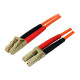 StarTech.com Cavo patch duplex in fibra multimodale 50/125 3 m LC/LC - LSZH (50FIBLCLC3) - Cavo di rete - LC multi-mode (M) a L