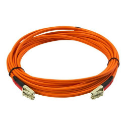 StarTech.com Cavo patch duplex in fibra multimodale 50/125 5 m LC/LC - LSZH (50FIBLCLC5) - Cavo di rete - LC multi-mode (M) a L