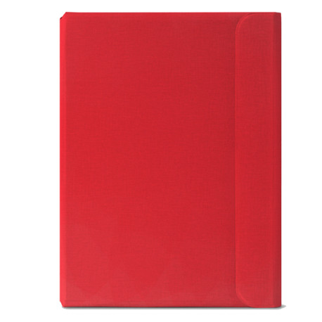 Portablocco Meet - con alette magnetiche - 31 x 25 x 1,4 cm - rosso - InTempo