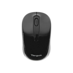 Targus - Mouse - ottica - 3 pulsanti - senza fili - 2.4 GHz - ricevitore wireless USB - nero