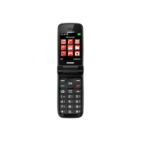 Brondi Magnum 4 - Telefono con funzionalità - dual SIM - RAM 32 MB / Internal Memory 32 MB - microSD slot - display LCD - 320 x