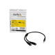 StarTech.com Cavo splitter stereo slim - Maschio 3,5 mm a 2 femmina 3,5 mm - Ripartitore audio - mini-phone stereo 3.5 mm masch