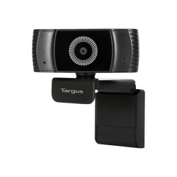 Targus Webcam Plus - Webcam - colore - 2 MP - 1920 x 1080 - 1080p - audio - USB 2.0 - MJPEG, H.264, H.265