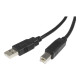 StarTech.com Cavo USB 2.0 certificato da A a B - M/M da 1,8m - Cavo USB - USB (M) a USB Tipo B (M) - USB 2.0 - 1.8 m - stampato