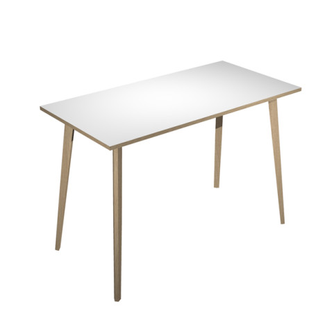Tavolo alto Woody - 160 x 80 x 105 cm - rovere/bianco - Artexport