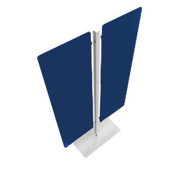 Piantana Moody - a 2 pannelli - H 160 cm - blu