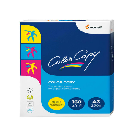 Carta Color Copy - 320 x 450 mm - 160 gr - bianco - Sra3 - Mondi - conf. 250 fogli