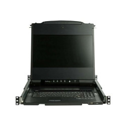 StarTech.com Console KVM per Armadio Rack - KVM Switch VGA/DVI - Monitor LCD da 17" HD - Montabile a Rack su doppia guida - Cas