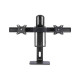 StarTech.com Crossbar Dual Monitor Desk Stand, Double 27inch Screens/VESA - Supporto - per 2 monitor - plastica, Alluminio, acc