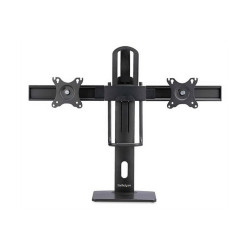 StarTech.com Crossbar Dual Monitor Desk Stand, Double 27inch Screens/VESA - Supporto - per 2 monitor - plastica, Alluminio, acc