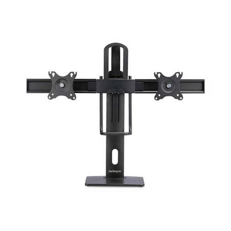 StarTech.com Crossbar Dual Monitor Desk Stand, Double 27inch Screens/VESA - Supporto - per 2 monitor - plastica, Alluminio, acc