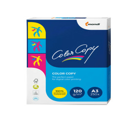 Carta Color Copy - A3 - 120 gr - bianco - Mondi - conf. 250 fogli