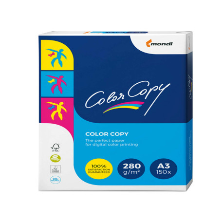 Carta Color Copy - A3 - 280 gr - bianco - Mondi - conf. 150 fogli