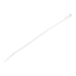 StarTech.com Fascette fermacavo da 20 cm con foro di montaggio - Fascette di Nylon 66 autobloccanti con foro per viti, 100 pz (
