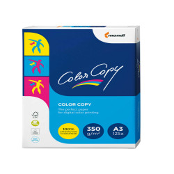 Carta Color Copy - A3 - 350 gr - bianco - Mondi - conf. 125 fogli
