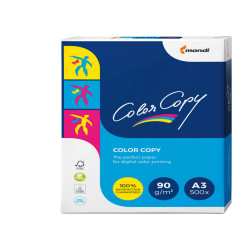 Carta Color Copy - A3 - 90 gr - bianco - Mondi - conf. 500 fogli